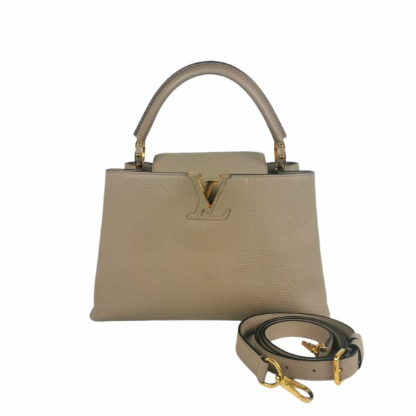 LV Capucines MM Beige Taurillon - Image 15