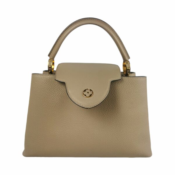 LV Capucines MM Beige Taurillon - Image 3