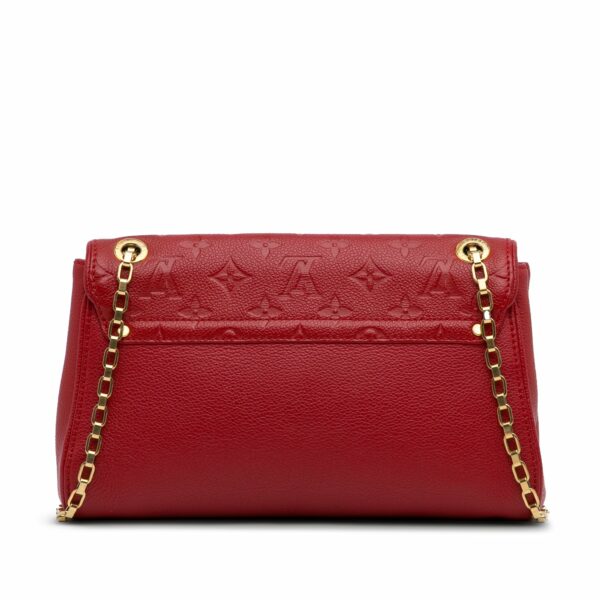 Red LV Monogram Empreinte Saint Germain PM Shoulder Bag - Image 3