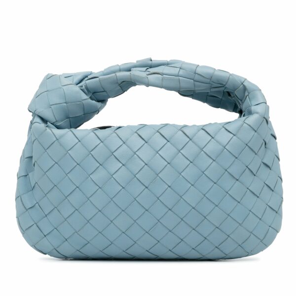 Bottega Veneta Jodie Mini Blue Intrecciato - Image 10