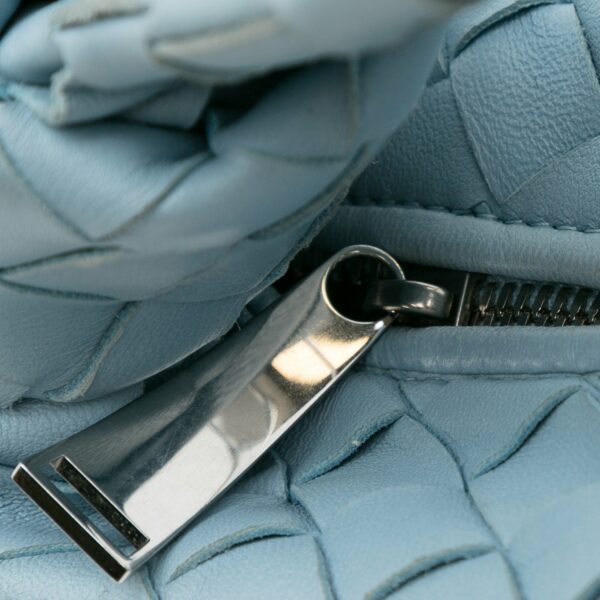 Bottega Veneta Jodie Mini Blue Intrecciato - Image 9