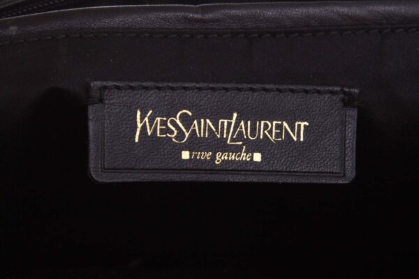 YSL Vintage Black patent Handbag - Image 8