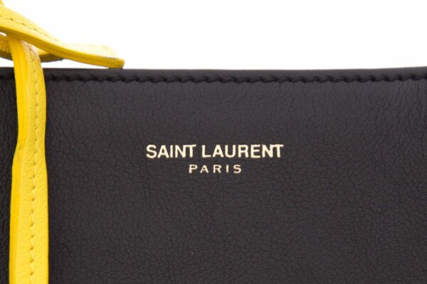 YSL Cabas Rive Gauche Leather Handbag - Image 5