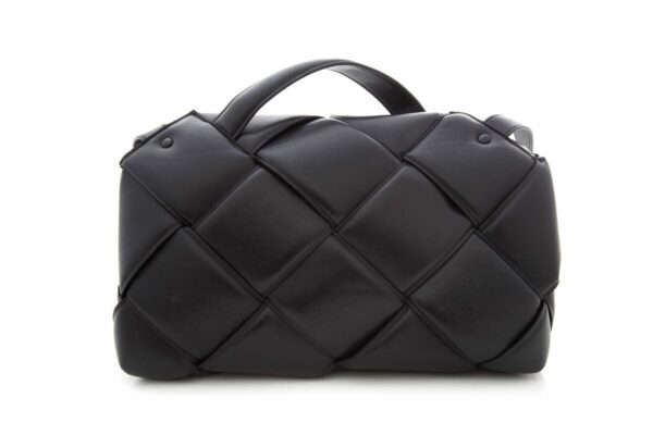 Bottega Veneta Black Woven Napa Cross-Body - Image 3