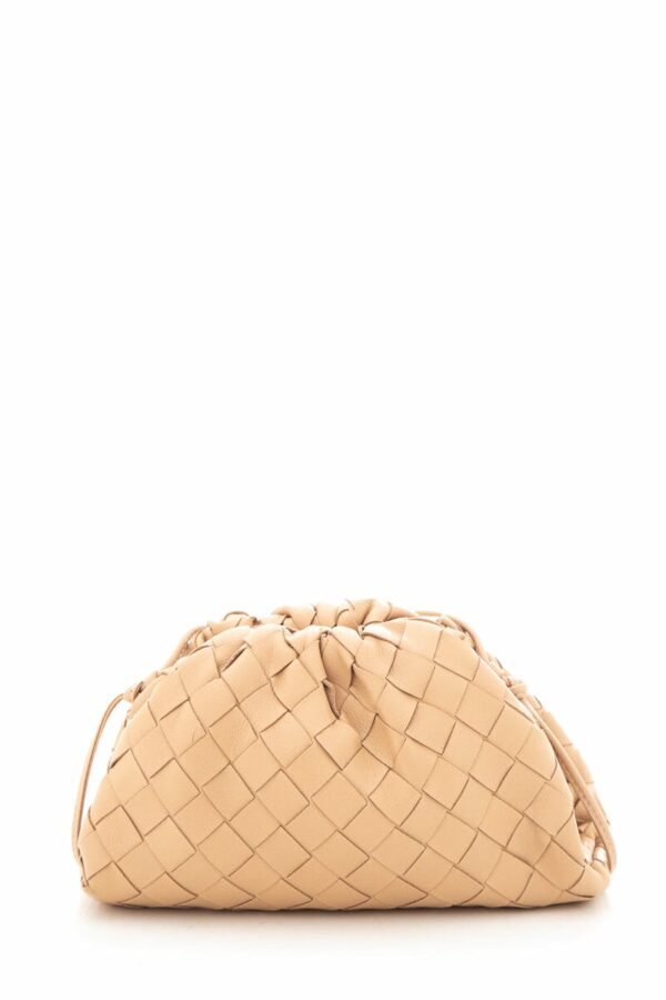 Bottega Veneta Beige Mini Pouch Handbag - Image 7