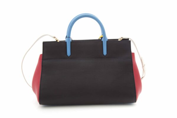 YSL Cabas Rive Gauche Leather Handbag - Image 3