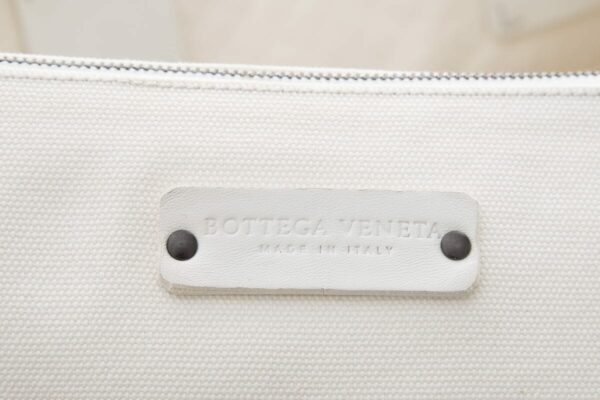 Bottega Veneta White Intrecciato Fringe Tote - Image 7