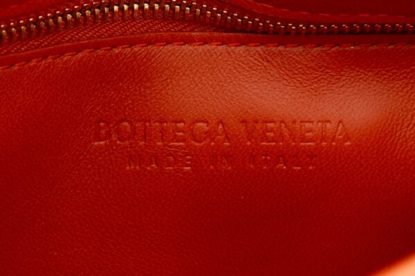 Bottega Veneta Orange Cassette Chain Handbag - Image 7