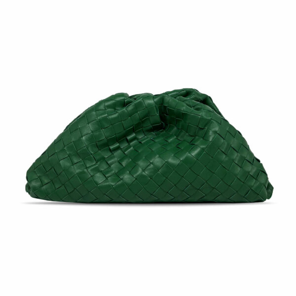 Bottega Veneta The pouch Intrecciato clutch Bag green - Image 7