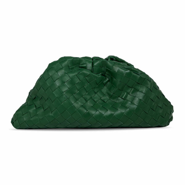 Bottega Veneta The pouch Intrecciato clutch Bag green - Image 3