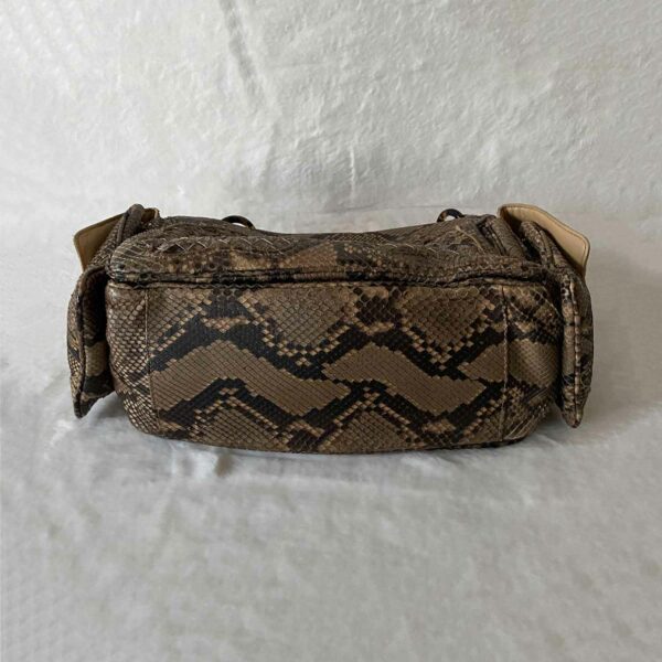 Bottega Veneta Intrecciato Snake Skin Hobo Bag - Image 6