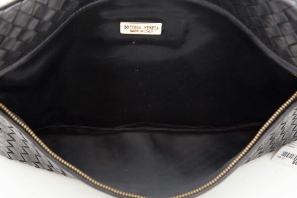 Bottega Veneta Black Intrecciato Clutch - Image 4