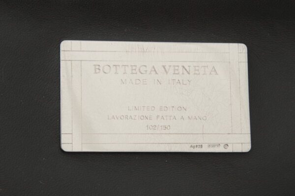 Bottega Veneta Black White & Grey Intrecciato Medium Cabat  Tote - Image 5