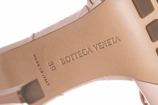 Bottega Veneta Sand Intrecciato Woven Heels SZ 39 - Image 6