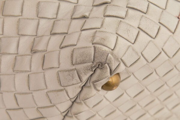 Bottega Veneta Natural Intrecciato Leather Boston Tote - Image 8