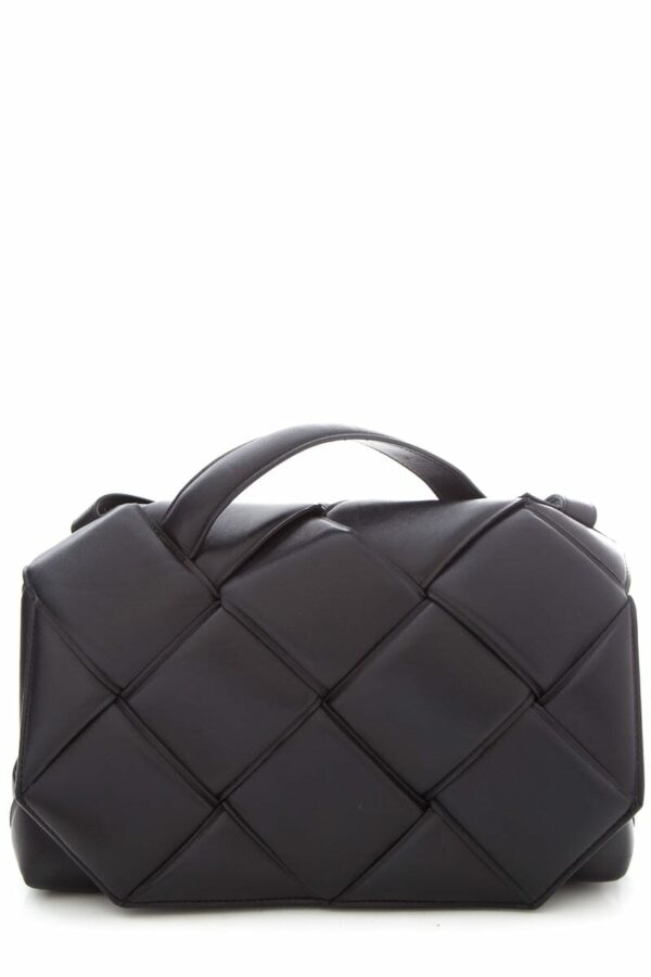 Bottega Veneta Black Woven Napa Cross-Body - Image 7