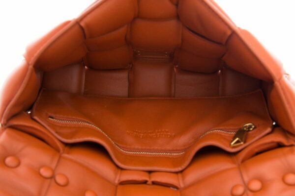 Bottega Veneta Orange Charlotte Padded Handbag - Image 6