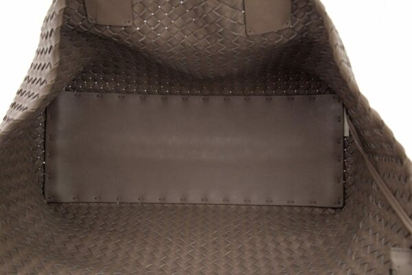 Bottega Veneta "Cabat" Intrecciato Mushroom Tote - Image 7