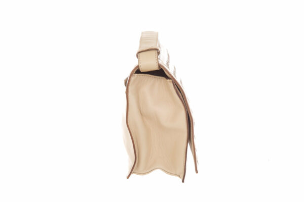 Bottega Veneta Beige Intrecciato Flap Leather Shoulder - Image 3