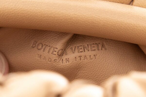 Bottega Veneta Beige Mini Pouch Handbag - Image 6