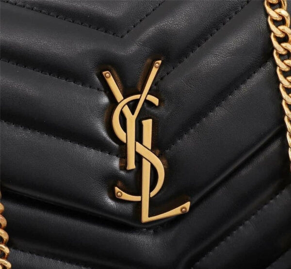 YSL College Medium Quilted Leather Bag - Image 8