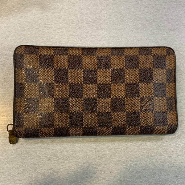 LV Damier Ebene Zip Around Wallet - Image 4