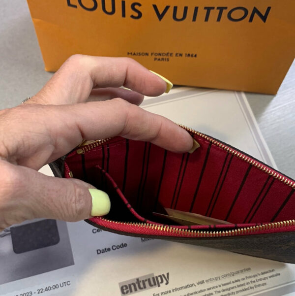 LV Neverfull Pochette Wristlet - Image 2