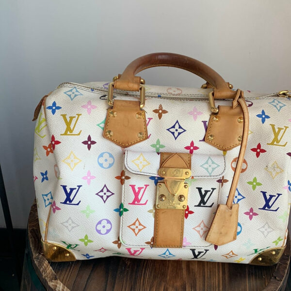 LV Multicolor Monogram Speedy 30 - Image 6