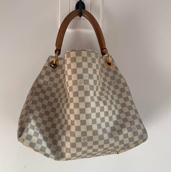 LV Damier Azur Artsy Shoulder Bag