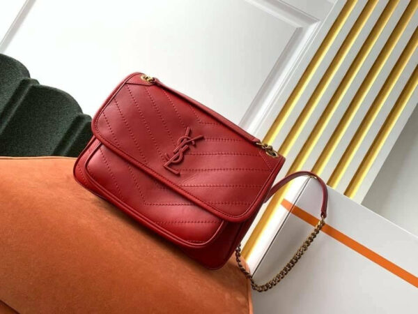 YSL Niki Medium Vintage Leather Bag - Image 9