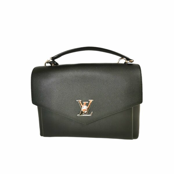 LV Mylockme Top Handle Black Taurillon - Image 2