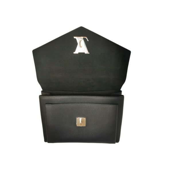 LV Mylockme Top Handle Black Taurillon - Image 10