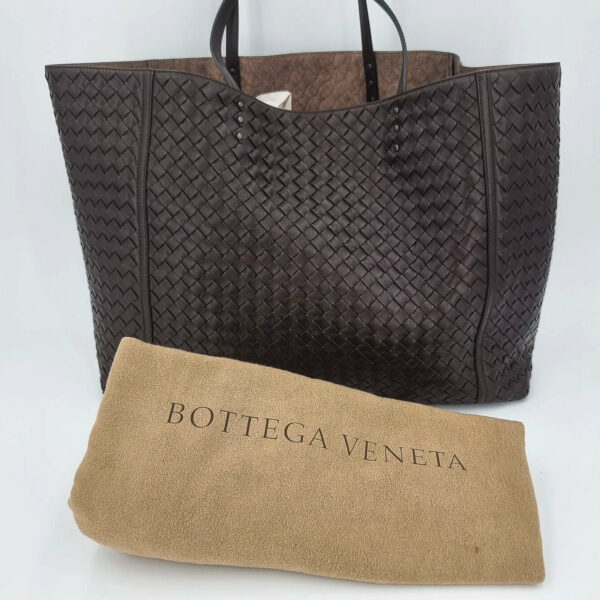 Bottega Veneta Intrecciato Tote in Brown - Image 3