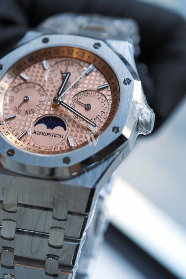 Audemars Piguet Royal Oak 41 Perpetual Calendar Salmon Dial Titanium 26615TI.OO.1220TI.01 DCM - Image 10