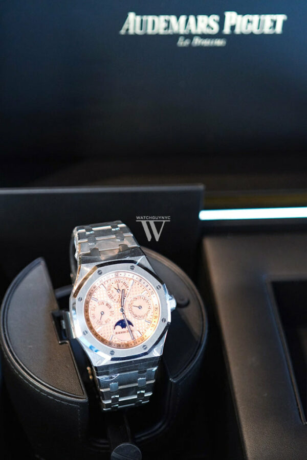 Audemars Piguet Royal Oak 41 Perpetual Calendar Salmon Dial Titanium 26615TI.OO.1220TI.01 DCM - Image 13