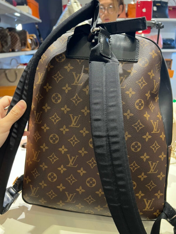 LV Monogram Macassar Josh Backpack,Brown - Image 3