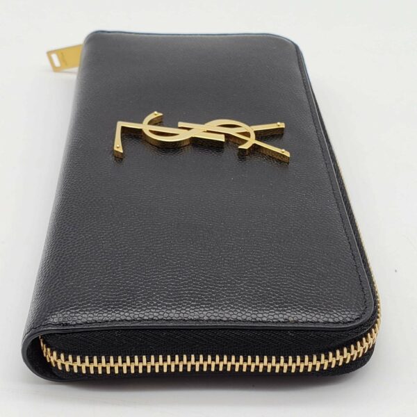 YSL Yves Saint Laurent Black Zippy Wallet - Image 5