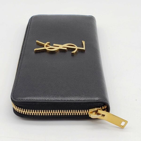 YSL Yves Saint Laurent Black Zippy Wallet - Image 6