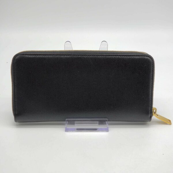 YSL Yves Saint Laurent Black Zippy Wallet - Image 2