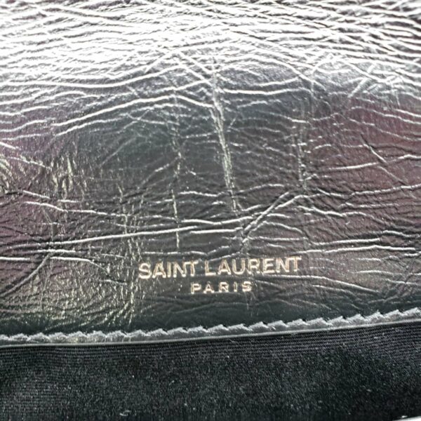 YSL Yves Saint Laurent Niki Leather Black Shoulder Bag - Image 17