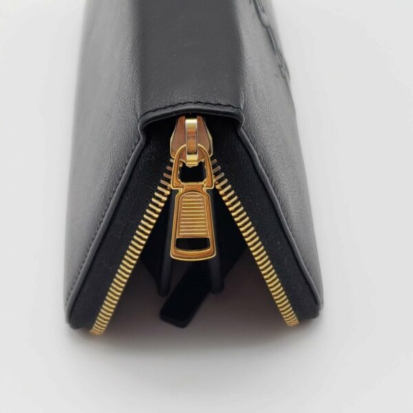 YSL Yves Saint Laurent Zippy Black Wallet - Image 11