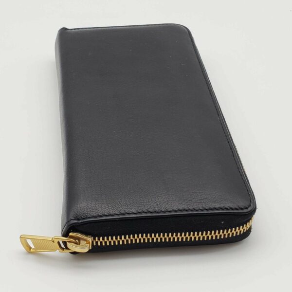 YSL Yves Saint Laurent Zippy Black Wallet - Image 7