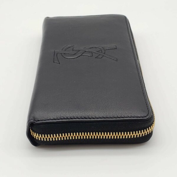 YSL Yves Saint Laurent Zippy Black Wallet - Image 5