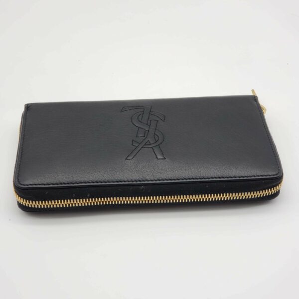 YSL Yves Saint Laurent Zippy Black Wallet - Image 4