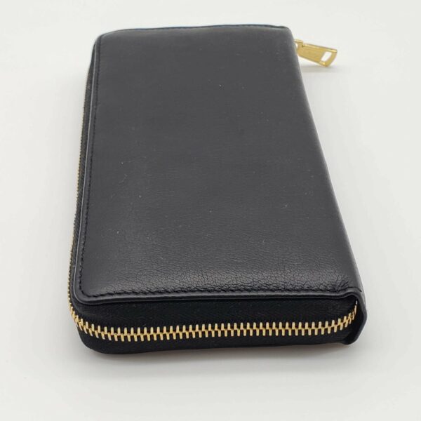 YSL Yves Saint Laurent Zippy Black Wallet - Image 8