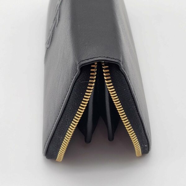 YSL Yves Saint Laurent Zippy Black Wallet - Image 12