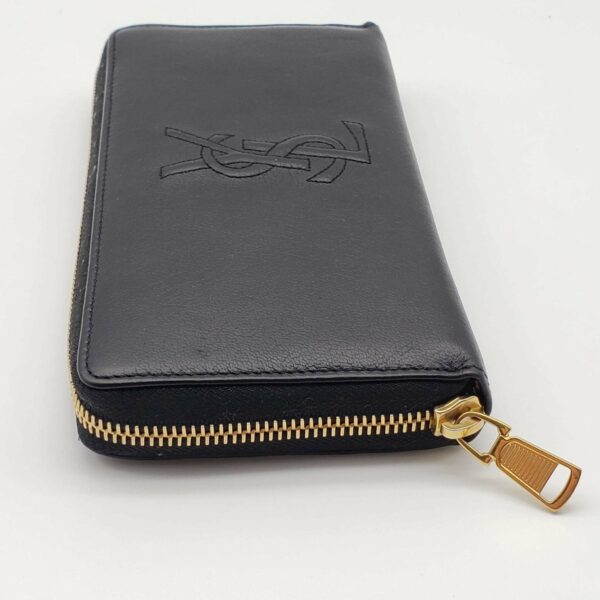 YSL Yves Saint Laurent Zippy Black Wallet - Image 6