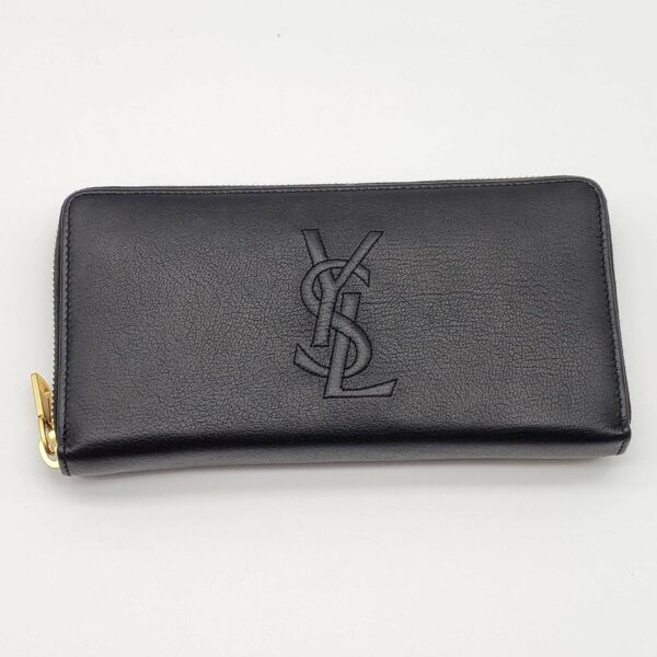 YSL Yves Saint Laurent Zippy Black Wallet - Image 3