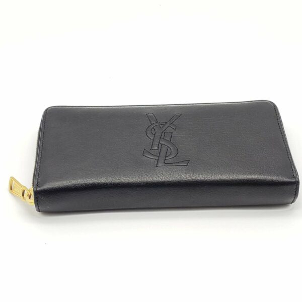 YSL Yves Saint Laurent Zippy Black Wallet - Image 2