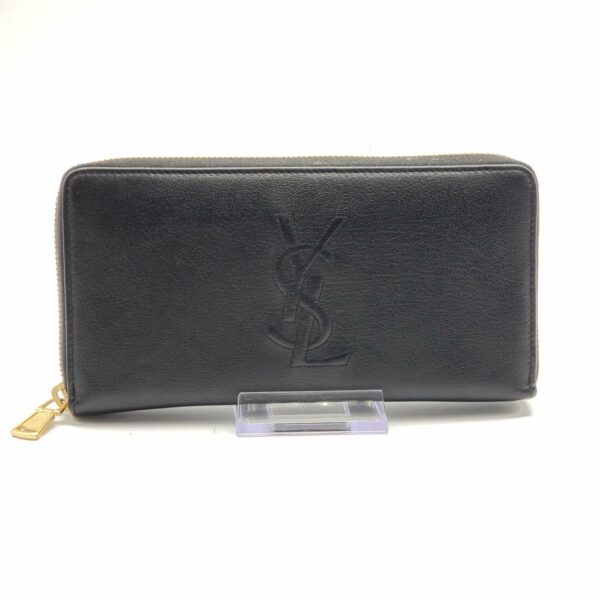 YSL Yves Saint Laurent Zippy Black Wallet - Image 17